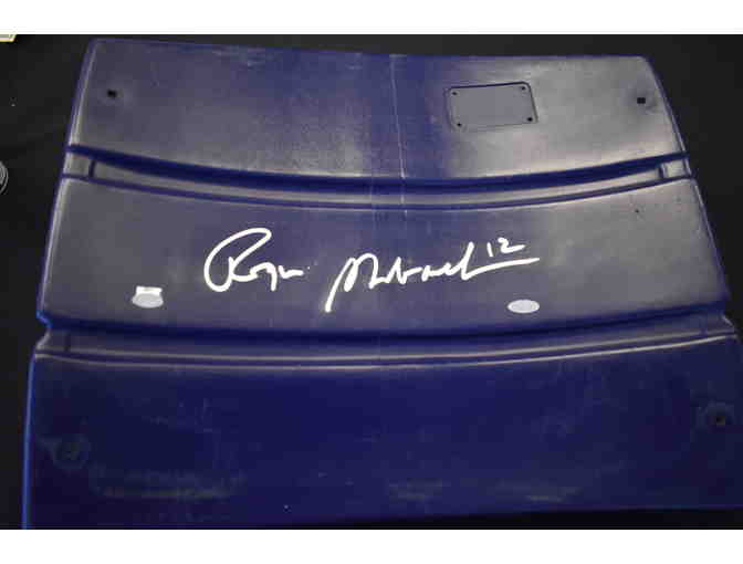 Texas Stadium Seat signed by Roger Staubach