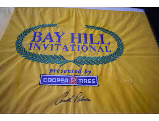Arnold Palmer signed Pin Flag from Bay Hill Invitational