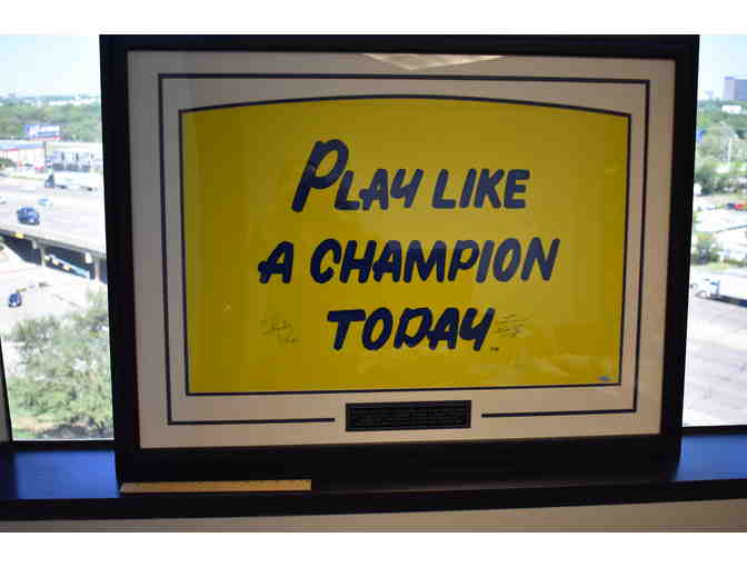 Play Like a Champion Poster, Notre Dame: Play Like a Champion Framed Poster