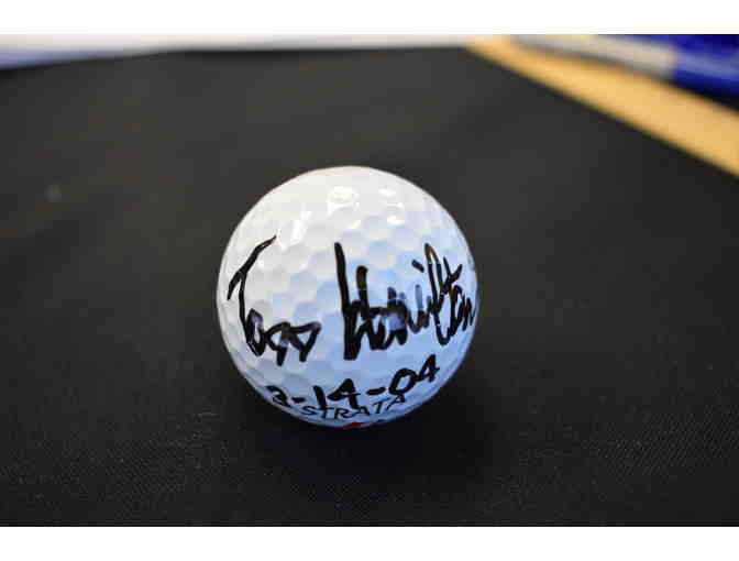Todd Hamilton - Colonial, signed Golf Ball