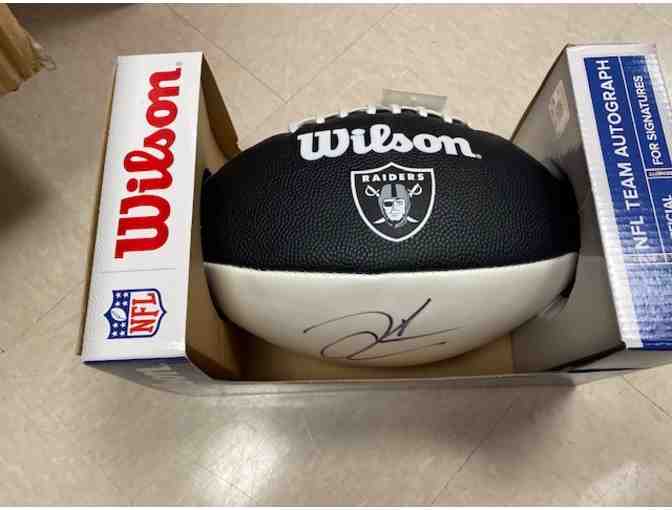 Derek Carr, Oakland Raiders: Autographed Football