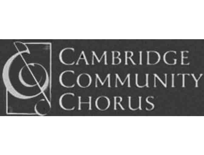 Cambridge Community Chorus Tickets