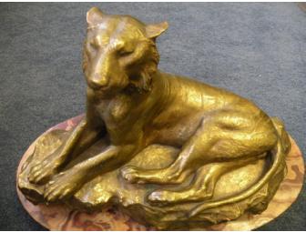 Save the Tiger by Honorable Francois Auguste Hippolyte Peyrol, French Sculptor and Artist