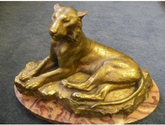 Save the Tiger by Honorable Francois Auguste Hippolyte Peyrol, French Sculptor and Artist