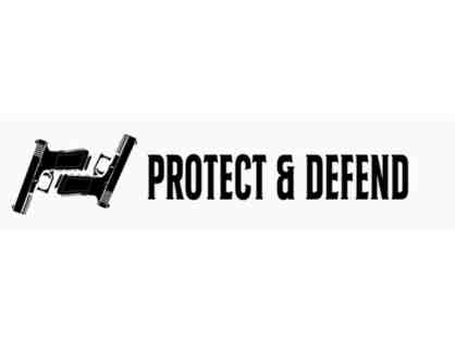 Protect and Defend Concealed Carry Course Entrance for 1