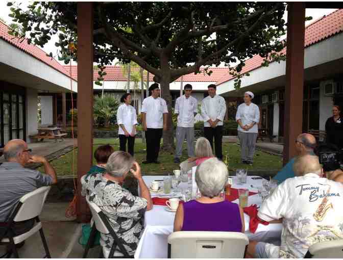 Luncheon prepared by West Hawaii Community College Culinary Students