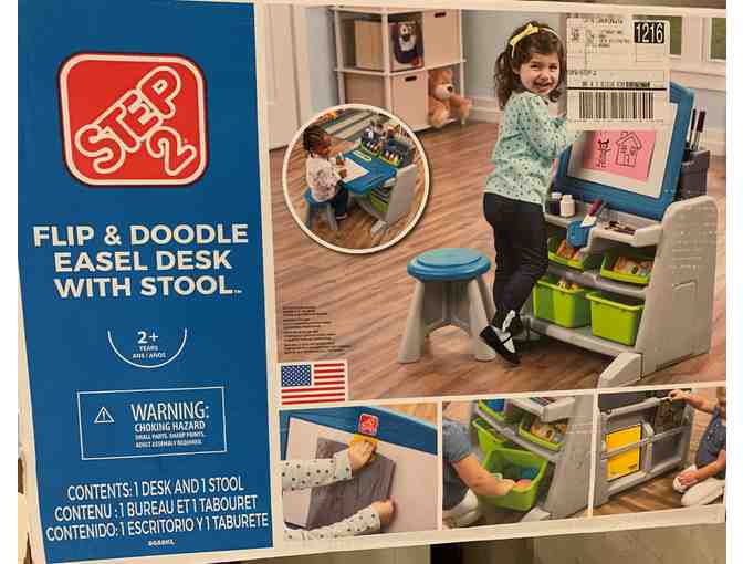 Step 2 - Flip & Doodle Easel Desk with Stool - Donated by The Harrell Family