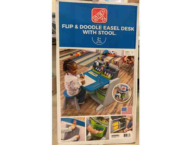 Step 2 - Flip & Doodle Easel Desk with Stool - Donated by The Harrell Family