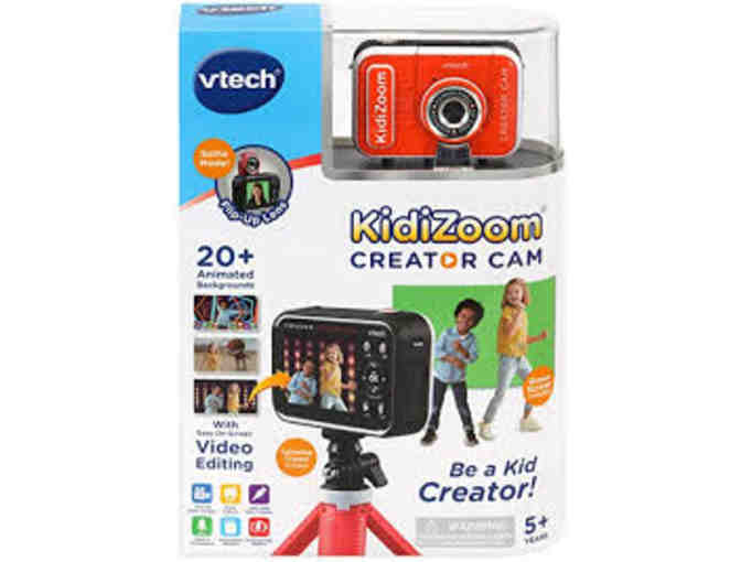 KidiZoom Basket - V-tech KidiZoom Creator Cam, Books and Snacks