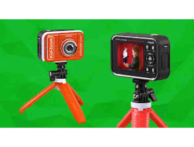 KidiZoom Basket - V-tech KidiZoom Creator Cam, Books and Snacks