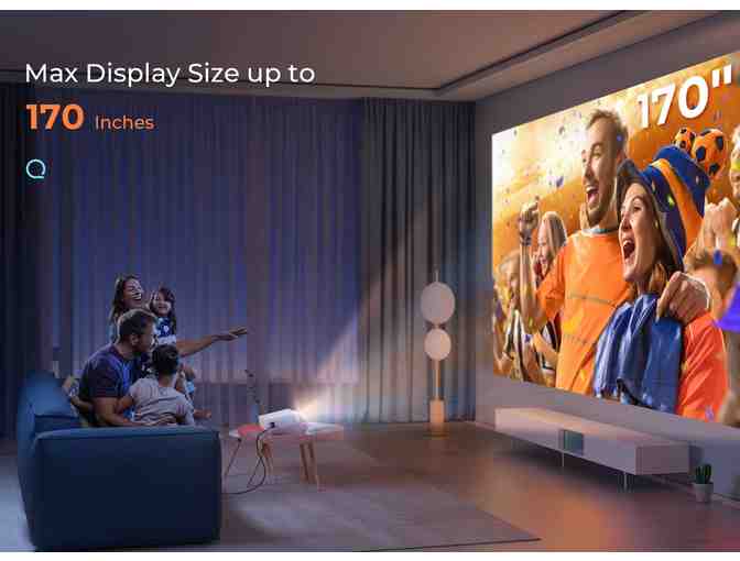 VANKYO LEISURE 3 Mini Projector, 1080P and 170'' Display Supported, Portable Movie Project