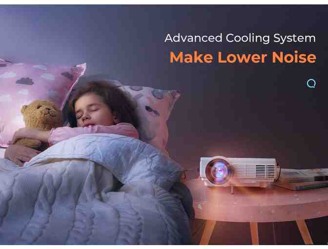 VANKYO LEISURE 3 Mini Projector, 1080P and 170'' Display Supported, Portable Movie Project