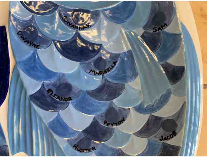 5th Grade Color Me Mine Masterpiece - Fish Platter