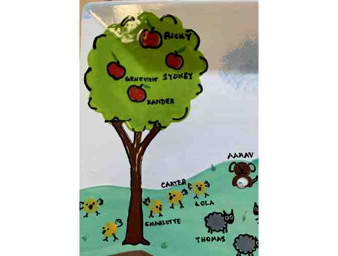 Kindergarten Color Me Mine - Farm Themed Square Charger