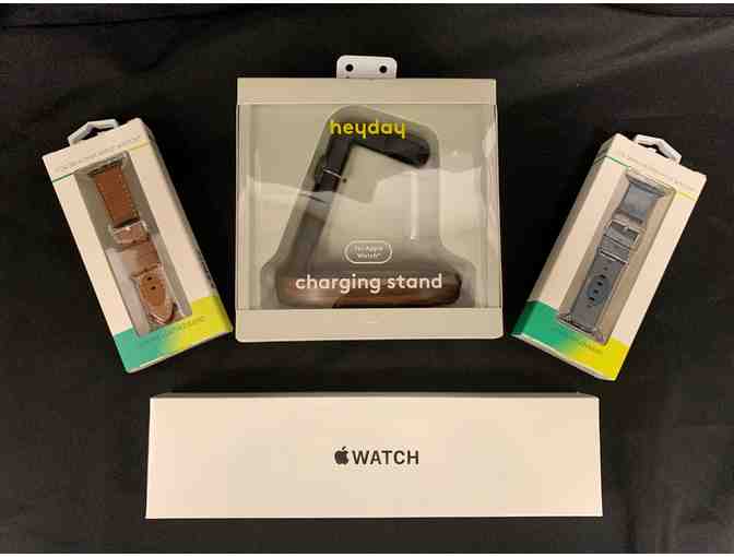 Apple Watch, Charging Stand, and watch bands - Donated by 3rd Grade Class of 2023