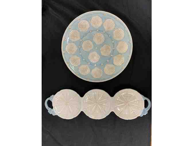 Beach Shell Serving Platters - Donated by The Harrell Family