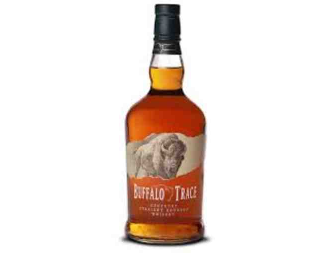 Buffalo Trace Kentucky Straight Bourbon Whiskey and Dublin Crystal Whiskey Decanter