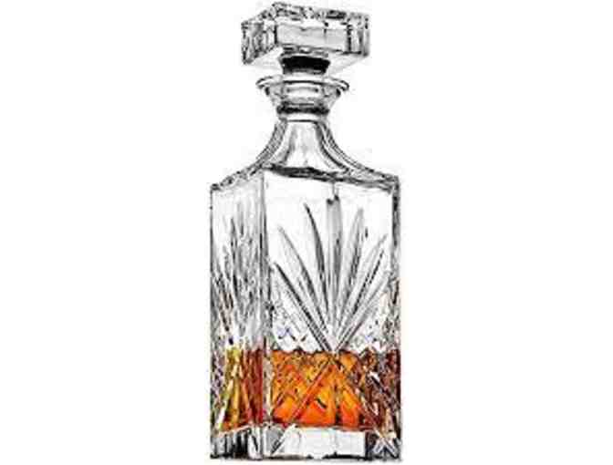 Buffalo Trace Kentucky Straight Bourbon Whiskey and Dublin Crystal Whiskey Decanter