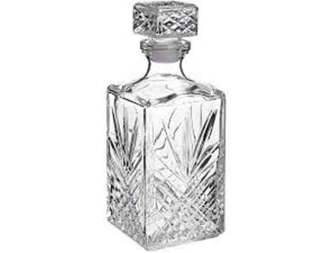 Buffalo Trace Kentucky Straight Bourbon Whiskey and Dublin Crystal Whiskey Decanter