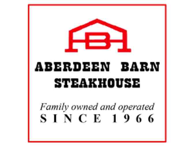 Aberdeen Barn Steakhouse - $75 Gift Card