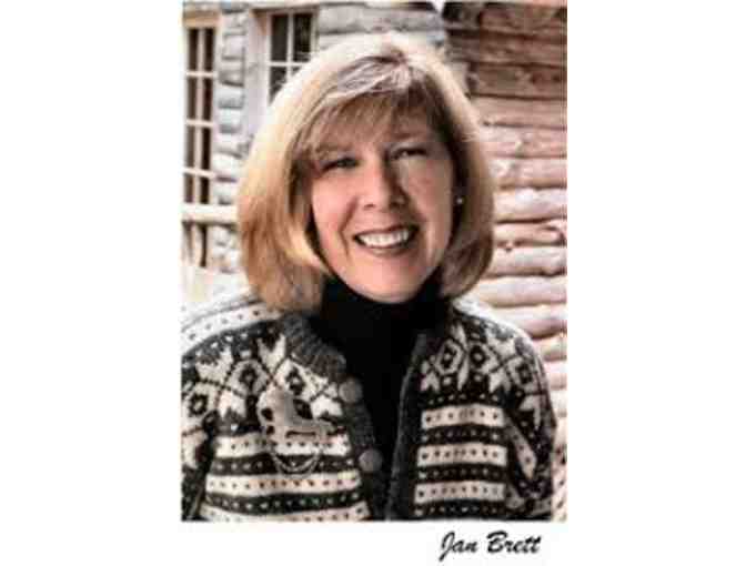 Autographed Poster by Author Jan Brett 'Cozy in Love'