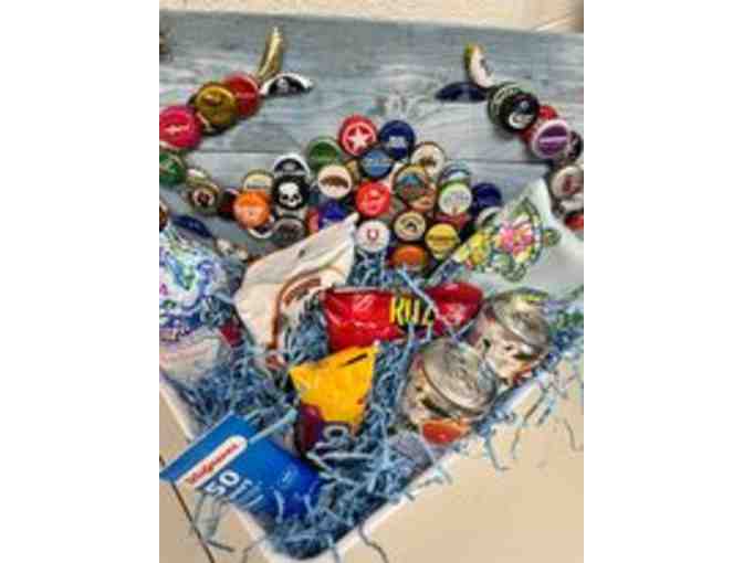 Bottle Cap Crab art basket - Photo 2