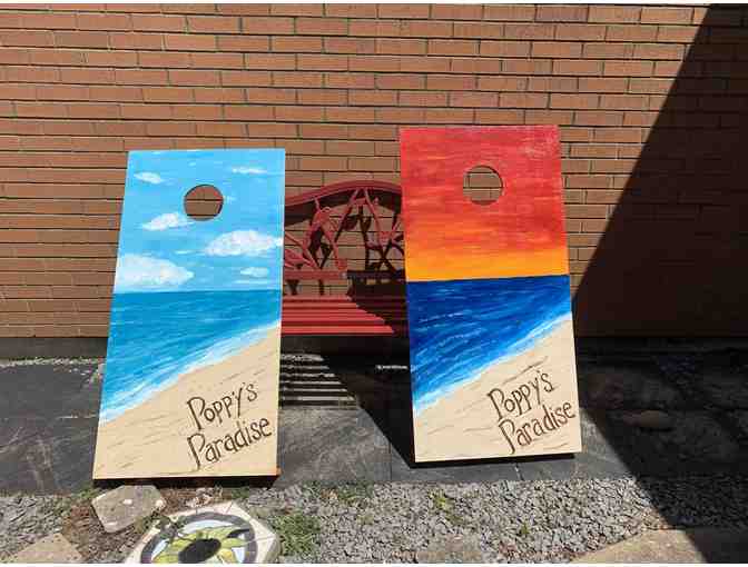 Hand-made Corn Hole Boards - Made by Rev. Cole, Hand-Painted by Mrs. Paula Brickey - Photo 2
