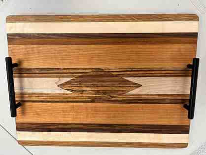 Handmade wood tray