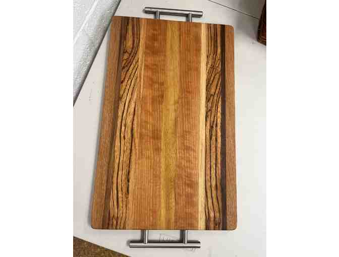 Handmade wood tray - Photo 2