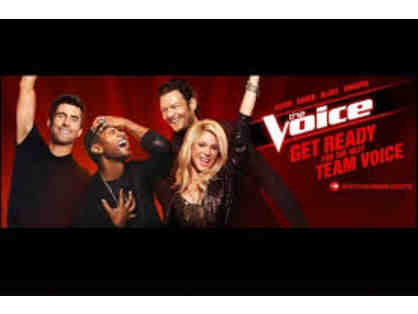 Four tickets to "The Voice" Live Round on May 12, 2014