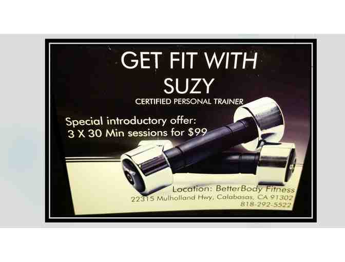 Get Fit with Suzy! Three 30-Minute Sessions at BetterBody Fitness
