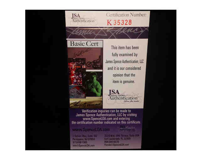 Foo Fighters Dave Grohl Signed Photo Poster w JSA Authentication Certificate