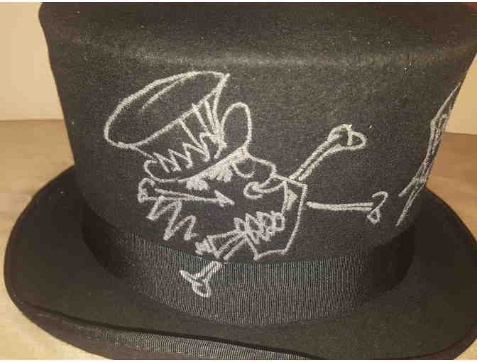 Hat Signed by Slash--Slash's Top Hat with Authentic Signature