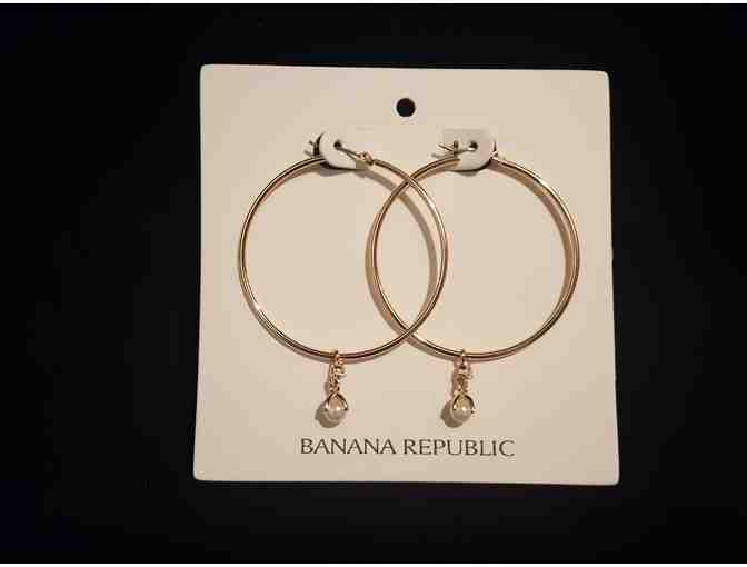 Jewelry--New Banana Rebublic Gold Hoop Earrings