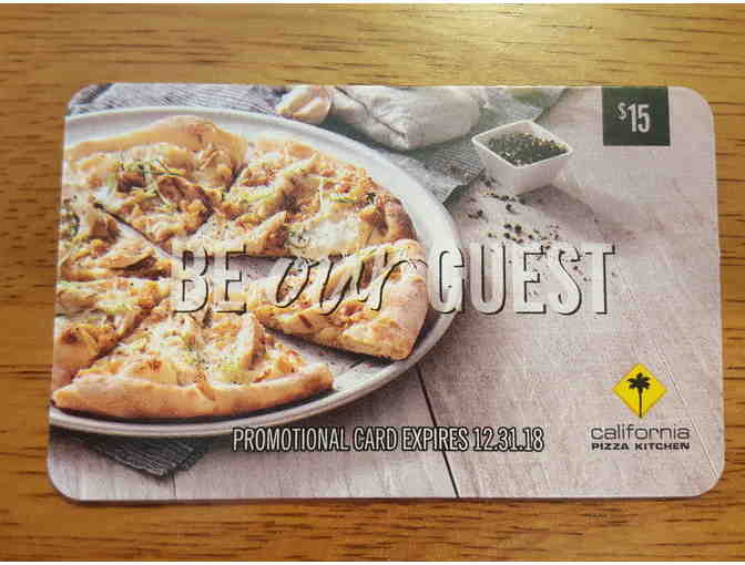 Gift Card Dining--California Pizza Kitchen Two $15 Promo Gift Cards