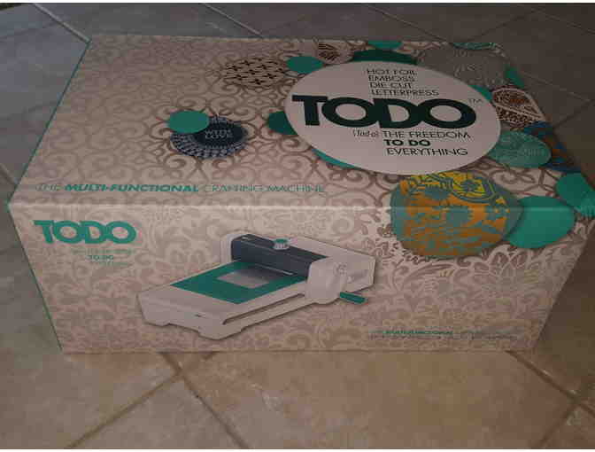 TODO Multi-Function Crafting Machine & Many Plates and Die Cuts, Paper, Supplies & More