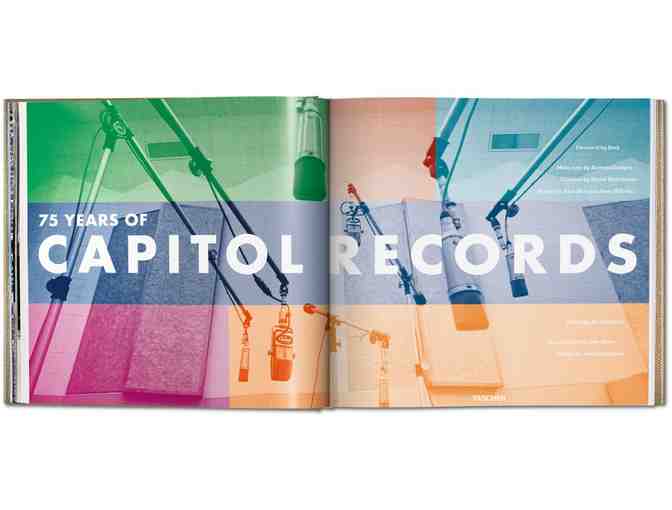 Capitol Records 75th Anniversary Book & Rare Insider Anniversary Poster