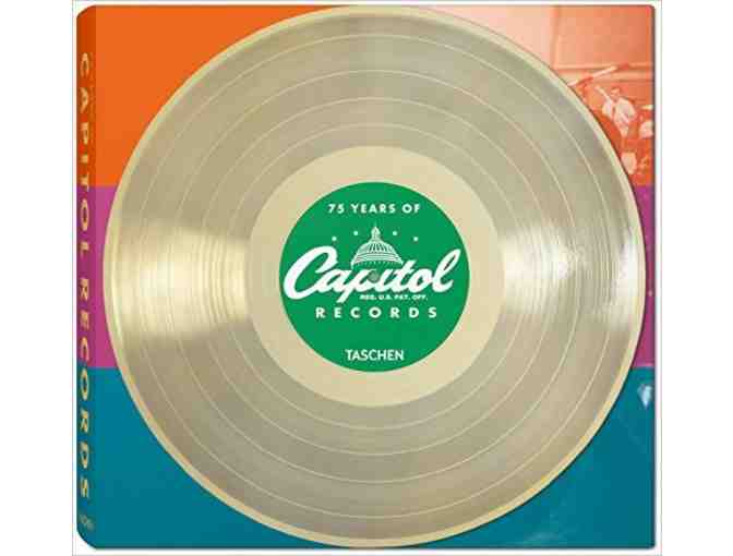 Capitol Records 75th Anniversary Book & Rare Insider Anniversary Poster