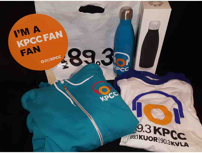 KPCC Gift Pack--KPCC Hoodie, Shirt, H2GO Force Bottle, Fan Paddle