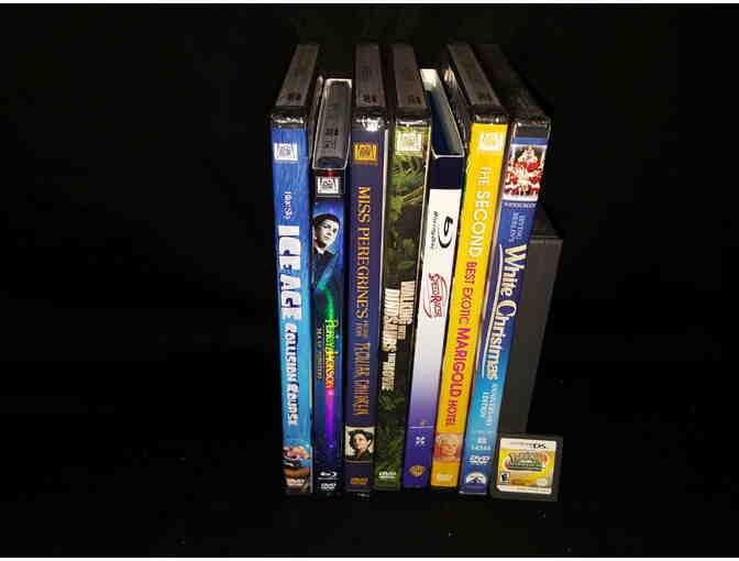 Movies--8 DVD Movie Family Pack incl. Percy, Ice Age, Peregrine + Bonus Blu-Ray & DS Game