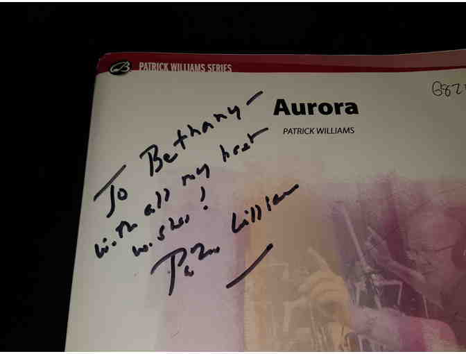 Patrick Williams Signed 'Aurora' Full Chart, with All Parts