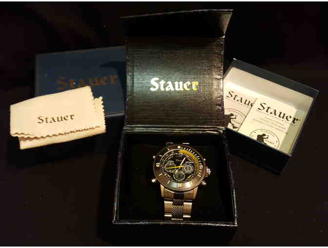 Jewelry--Men's Stauer 20410 Colossus Stainless Steel Hybrid (Analog Digital) Quartz Watch