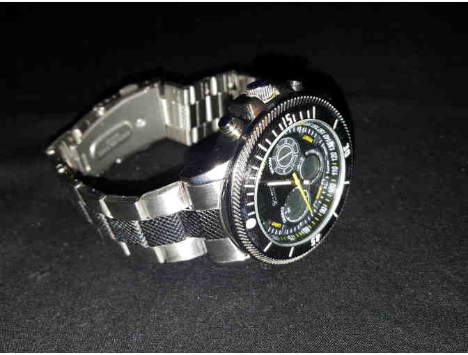 Jewelry--Men's Stauer 20410 Colossus Stainless Steel Hybrid (Analog Digital) Quartz Watch - Photo 5