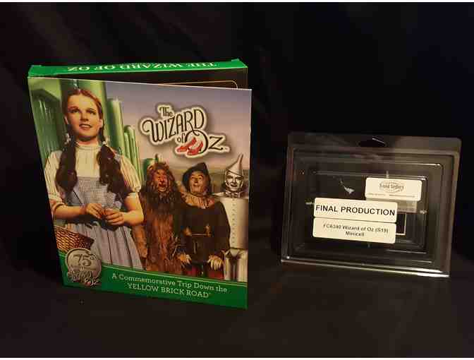 Wizard of Oz Collectibles--35 mm Frame from Movie, SnowGlobe, Figure, 75th Anniv Set