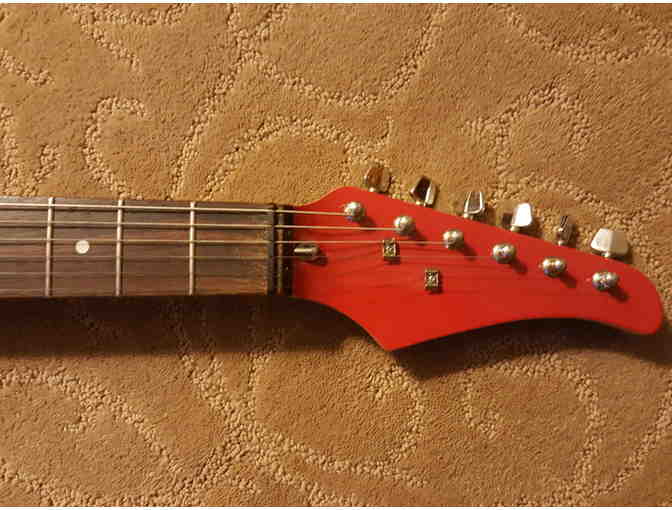 Red 3/4 Size Electric Guitar