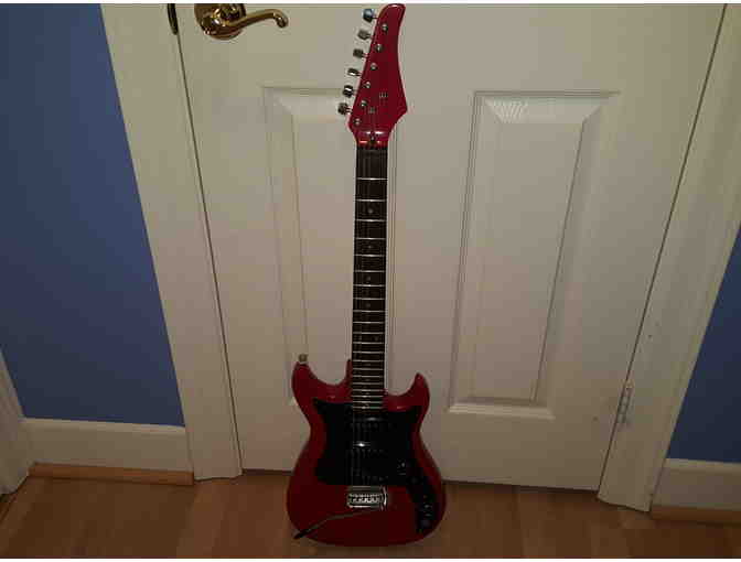 Red 3/4 Size Electric Guitar