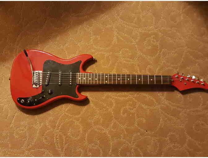 Red 3/4 Size Electric Guitar - Photo 3