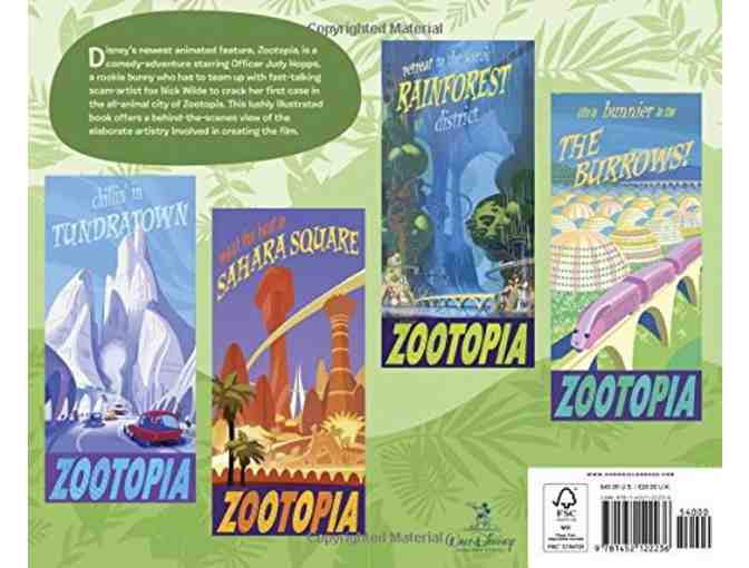 Zootopia Art Books--Two New Copies of 'The Art of Zootopia'
