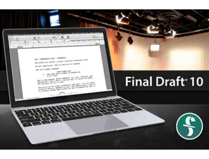 Final Draft 10 Screenwriting Software--Gift Card for Full License