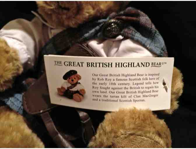 GB Teddy Bear Co-- Retired Rob Roy 'Great British Highland Bear'